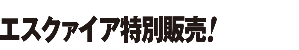 エスクァイア特別販売